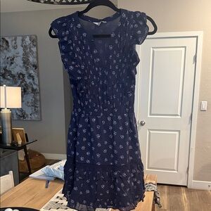 BB Dakota Navy Floral Mini Dress